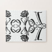 Roos van liefde legpuzzel (Horizontaal)