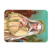 Roos van Lima bij nacht (M 024) Magneet (Horizontaal)