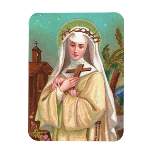 Roos van Lima bij nacht (M 024) Magneet (Verticaal)