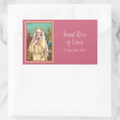 Roos van Lima bij nacht (M 024) Rechthoekige Sticker (Tas)