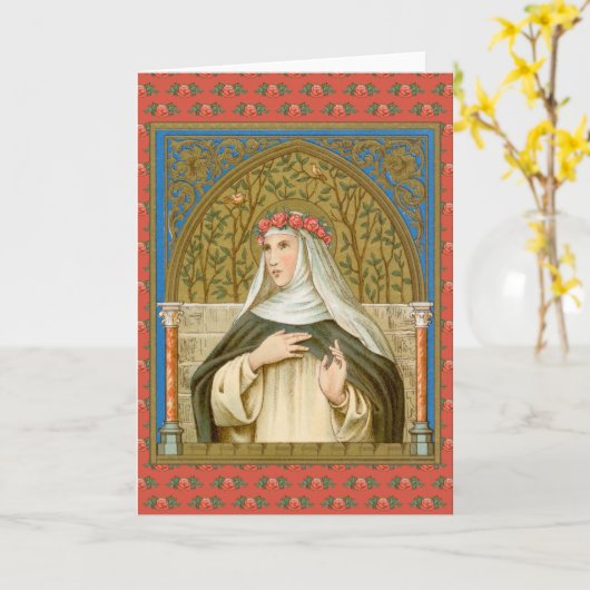 Roos van Lima (BK 020) Blanco groet Kaart (Gele Bloem)