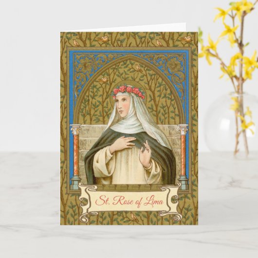 Roos van Lima (BK 020) Blanco groet Kaart (Gele Bloem)