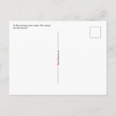 Roos van Lima (BK 020) Briefkaart (Achterkant)