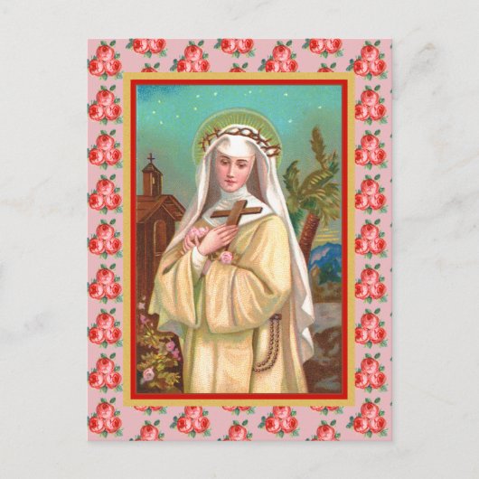 Roos van Lima naar Night (M 024) Briefkaart (Voorkant)