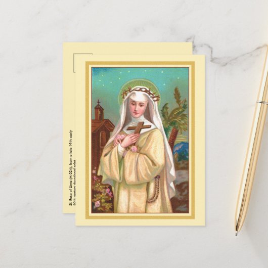 Roos van Lima naar Night (M 024) Briefkaart (Voorkant / Achterkant in situ)