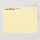 Roos van Lima naar Night (M 024) Briefkaart (Achterkant)