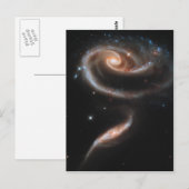 Roos van melkwegen briefkaart (Voorkant / Achterkant)