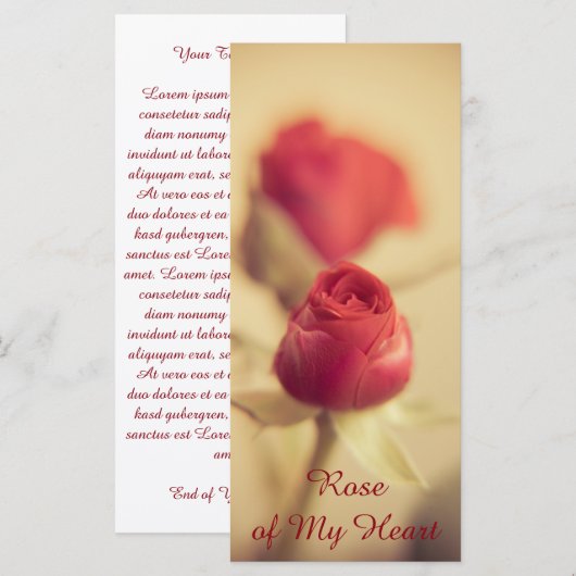 Roos van mijn hart (Voorkant / Achterkant)