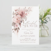 Roos van mosterd Elegant minimaal Vrijgezellenfees Kaart (Staand voorkant)