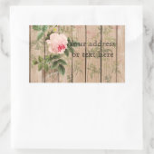 Roos van Orleans Ecru Mason Jar en Daffodils Rechthoekige Sticker (Tas)