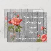 Roos van Orléans Save the Date Kaart (Voorkant / Achterkant)