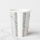 Roos van pasta's Papieren Bekers (Rechts)