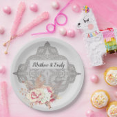 Roos van pasta's Papieren Bordje (Feest)