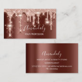 Roos van professionele marktkrassen Futuristisch Visitekaartje (Voorkant / Achterkant)