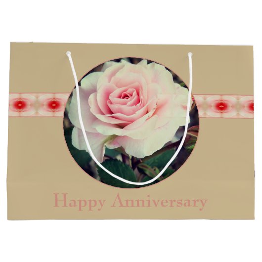 Roos van roze tuin groot cadeauzakje (Achterkant)