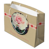 Roos van roze tuin groot cadeauzakje (Achterkant Gekanteld)