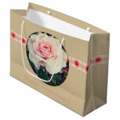 Roos van roze tuin groot cadeauzakje (Voorkant Gekanteld)