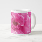 Roos van roze tuin grote koffiekop (Voorkant rechts)