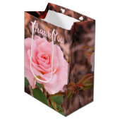 Roos van roze tuin medium cadeauzakje (Voorkant Gekanteld)