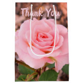 Roos van roze tuin medium cadeauzakje (Achterkant)