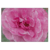 Roos van roze tuin snijplank (Voorkant)