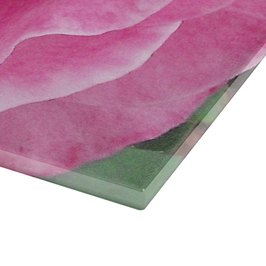 Roos van roze tuin snijplank (Hoek)