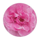 Roos van roze tuin snijplank (Voorkant)