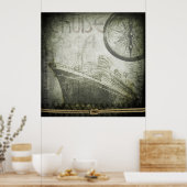 Roos van scheepswind Poster (Keuken)