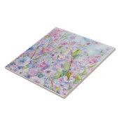 Roos van Sharon Decorative Accent Tegel Tegeltje (Zijkant)