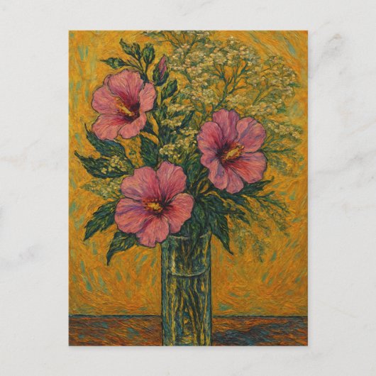 Roos van Sharon en Hemlock Briefkaart (Voorkant)