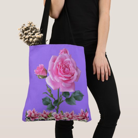 Roos van Sharon Lilly van de vallei Canvas tas (Dichtbij)