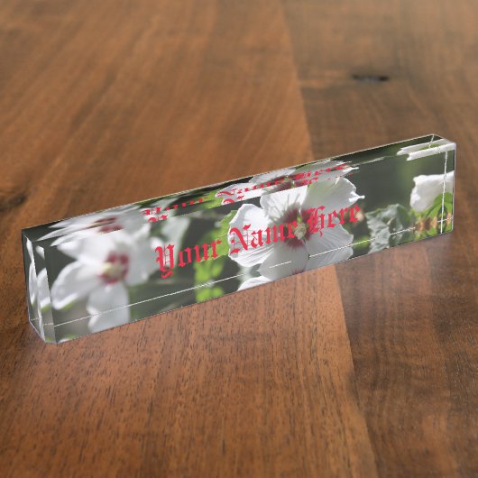 Roos van Sharon Name Bord Naambordje (Zijkant)