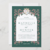 Roos van sproeiers Garden Royal Crown Monogram Hea Kaart (Voorkant)