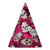 Roos van suikerriet Rood D725 Feesthoedjes (Links)