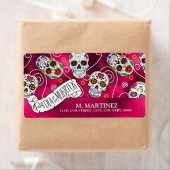 Roos van suikerriet Rood ID725 Etiket (Insitu)