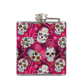 Roos van suikerriet Rood ID725 Heupfles (Achterkant)