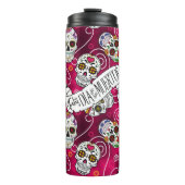 Roos van suikerriet Rood ID725 Thermosbeker (Voorkant)