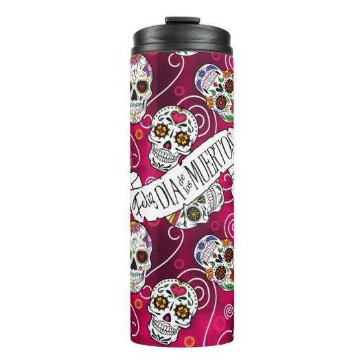 Roos van suikerriet Rood ID725 Thermosbeker (Voorkant)