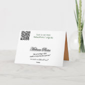 Roos van sympathie - elke gelegenheid aanpassen kaart (Achterkant)