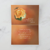 Roos van sympathie - elke gelegenheid aanpassen kaart (Binnen)