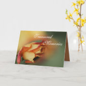 Roos van sympathie - elke gelegenheid aanpassen kaart (Gele Bloem)