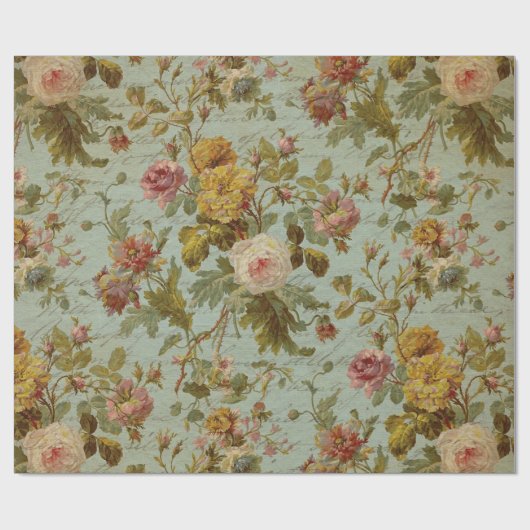 Roos van tuinbouw Ontschroothoop/omslagpapier Cadeaupapier (Vlak)