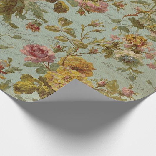 Roos van tuinbouw Ontschroothoop/omslagpapier Cadeaupapier (Hoek)