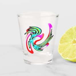 Roos van verdeelde liefde shot glas