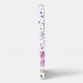 Roos van vlinderbloemige en bloemen iPhone hoesje (Linkerkant)