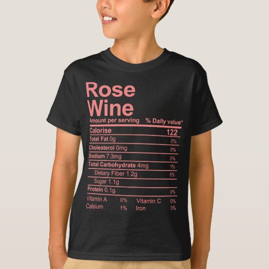 Roos van wijn t-shirt (Voorkant)