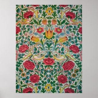 Roos van William Morris Poster