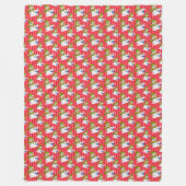 ROOS VAN WITTE WINTERSNEEUWPOPPEN FLEECE DEKEN (Voorkant)