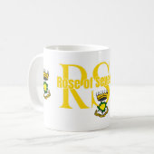 Roos van Zeven Zeehonden Koffie Mok Gift voor Roos (Voorkant links)