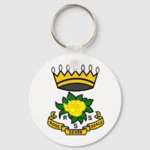 Roos van zeven zegels Sleutelhanger voor RSS